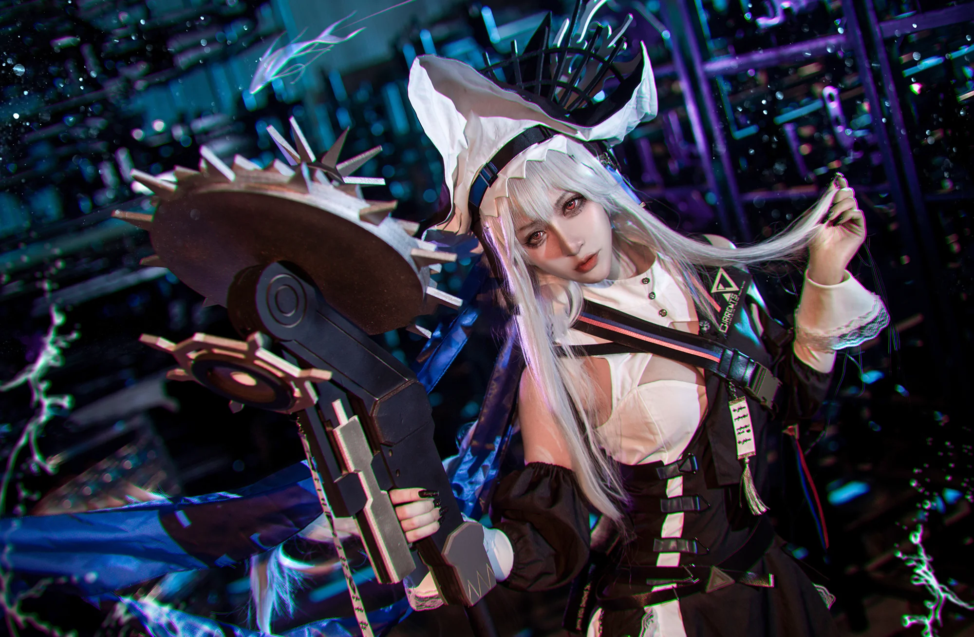 《明日方舟》归溟幽灵鲨COS写真
