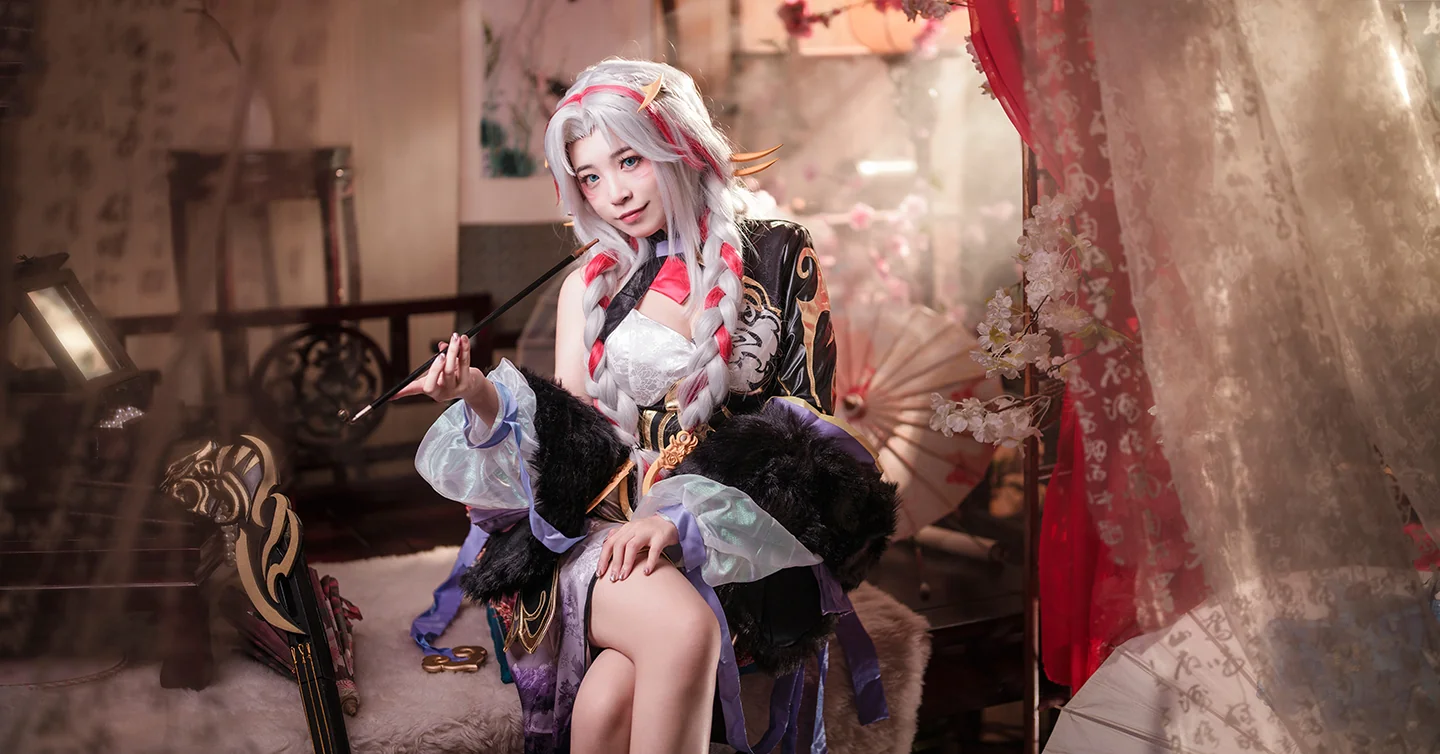 《王者荣耀》杨玉环COS写真