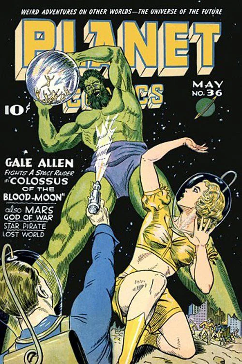 美国老科幻漫画杂志《planet》封面｜高清图片集