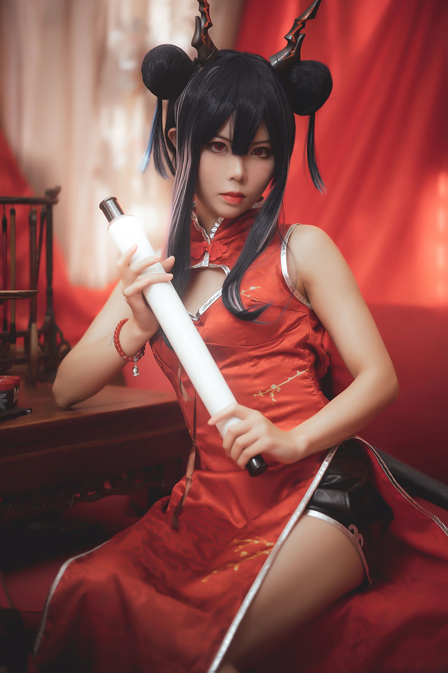 《明日方舟》岁红霞–陈COS写真