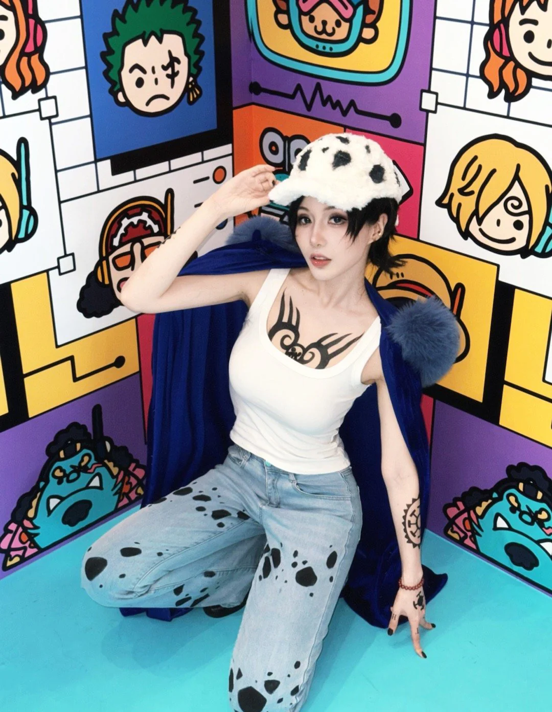 《航海王》女版罗COS写真