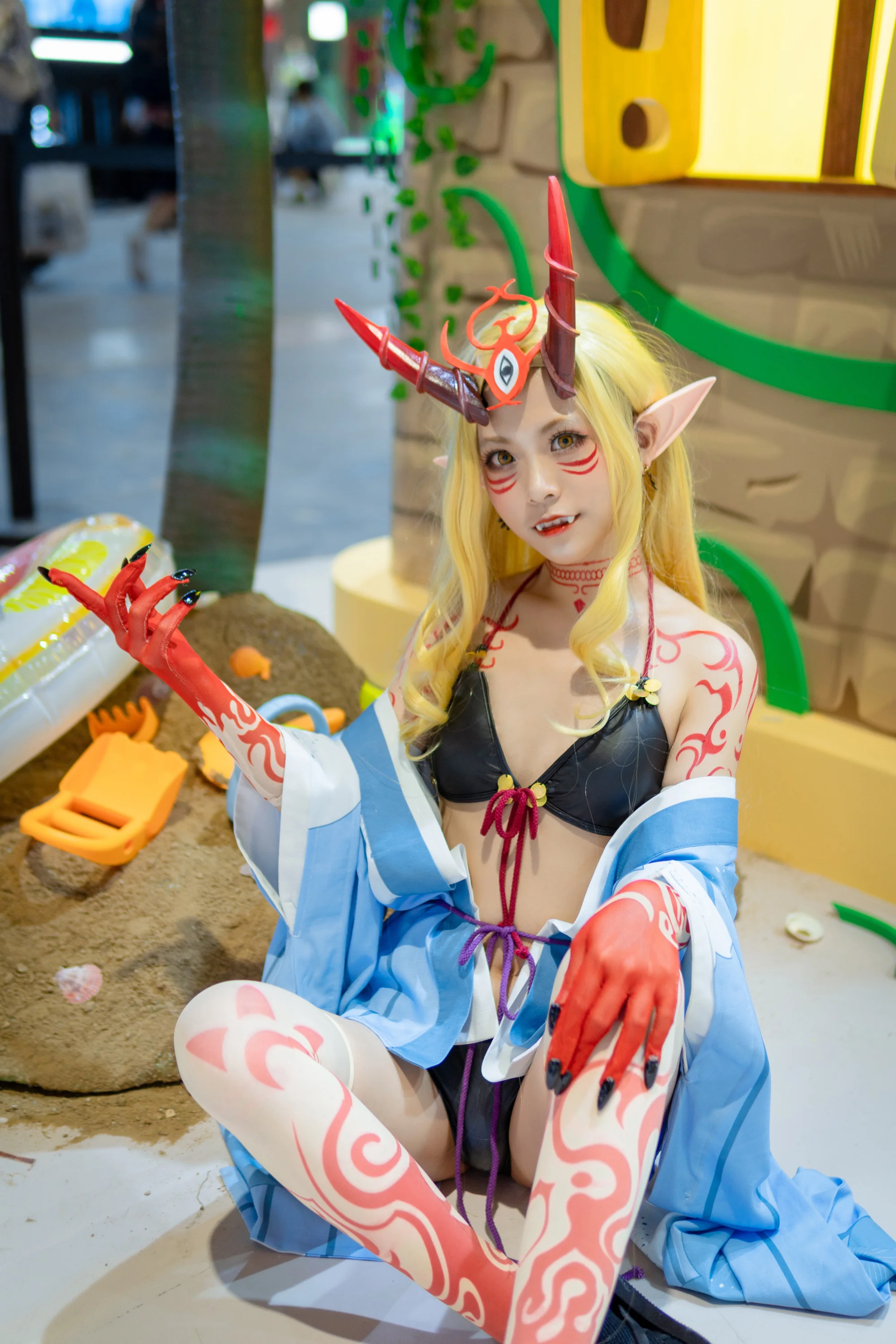《FGO》茨木童子 水着 COS写真