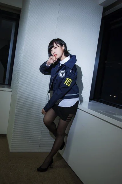 动画《心理测量者》新剧场版预热，佐仓绫音COS写真女警超帅！