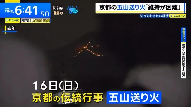 《京都五山送火》大文字篝火瀕臨消滅？希望透過群眾募資守護千年傳統｜高清图片集