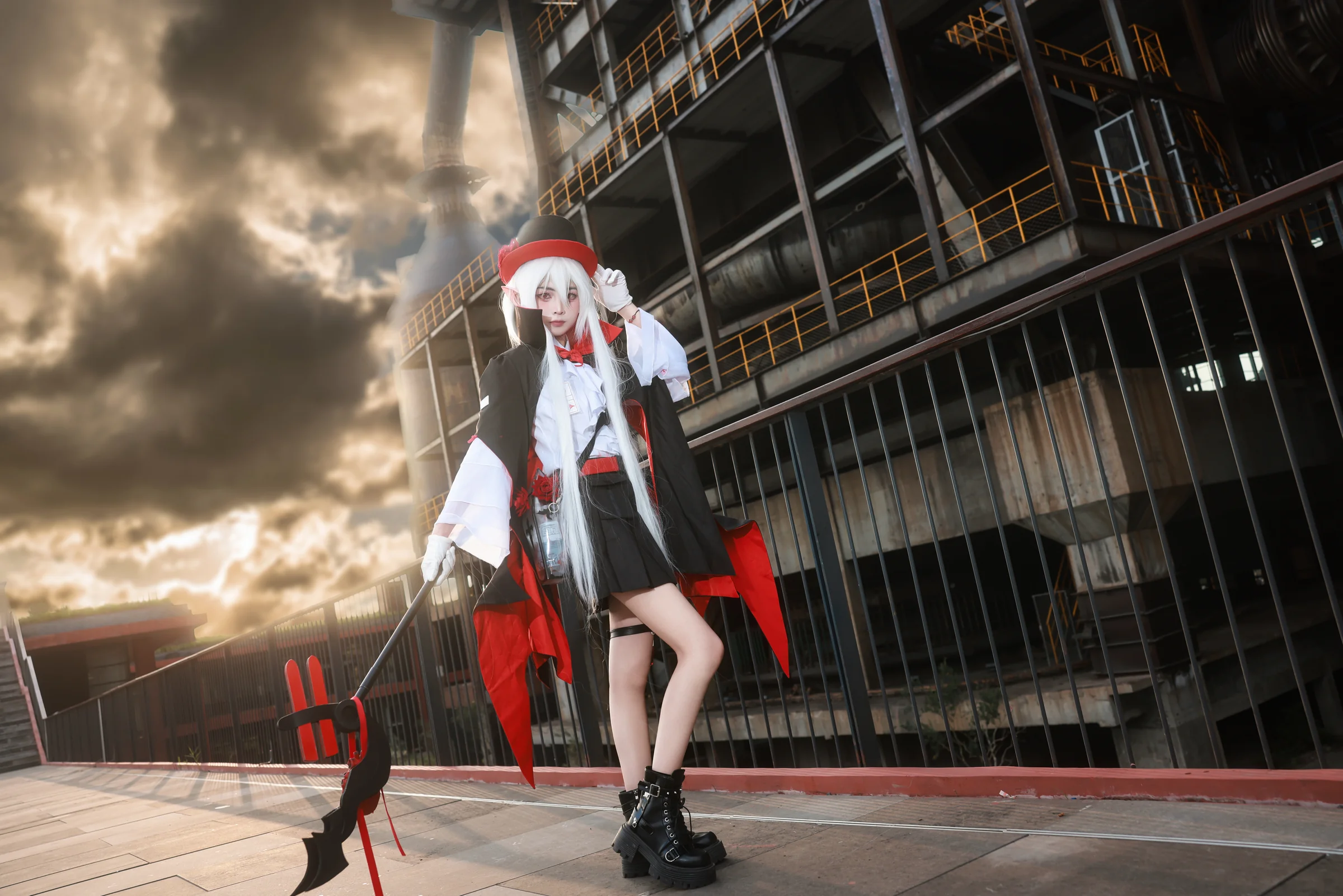 《明日方舟》华法琳盛宴COS写真