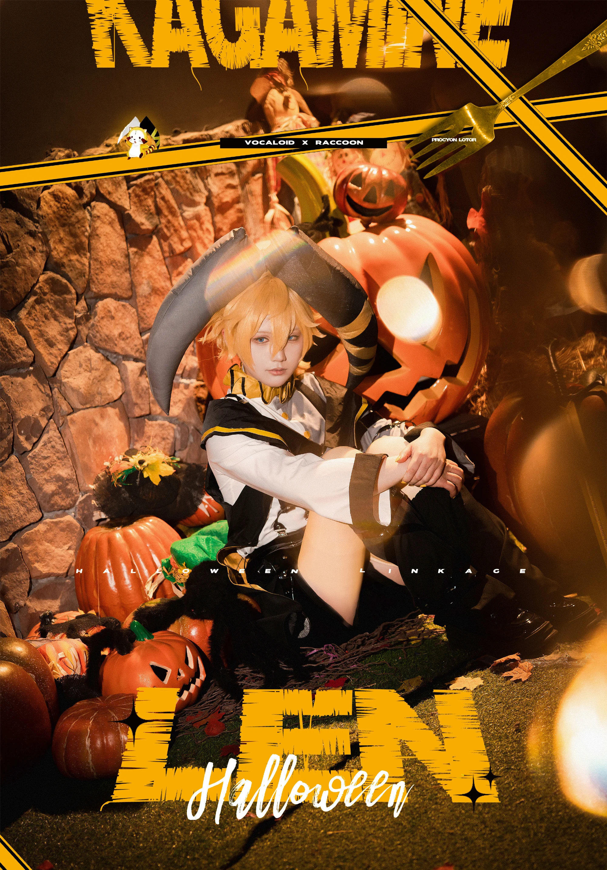 《镜音双子》镜音连COS写真