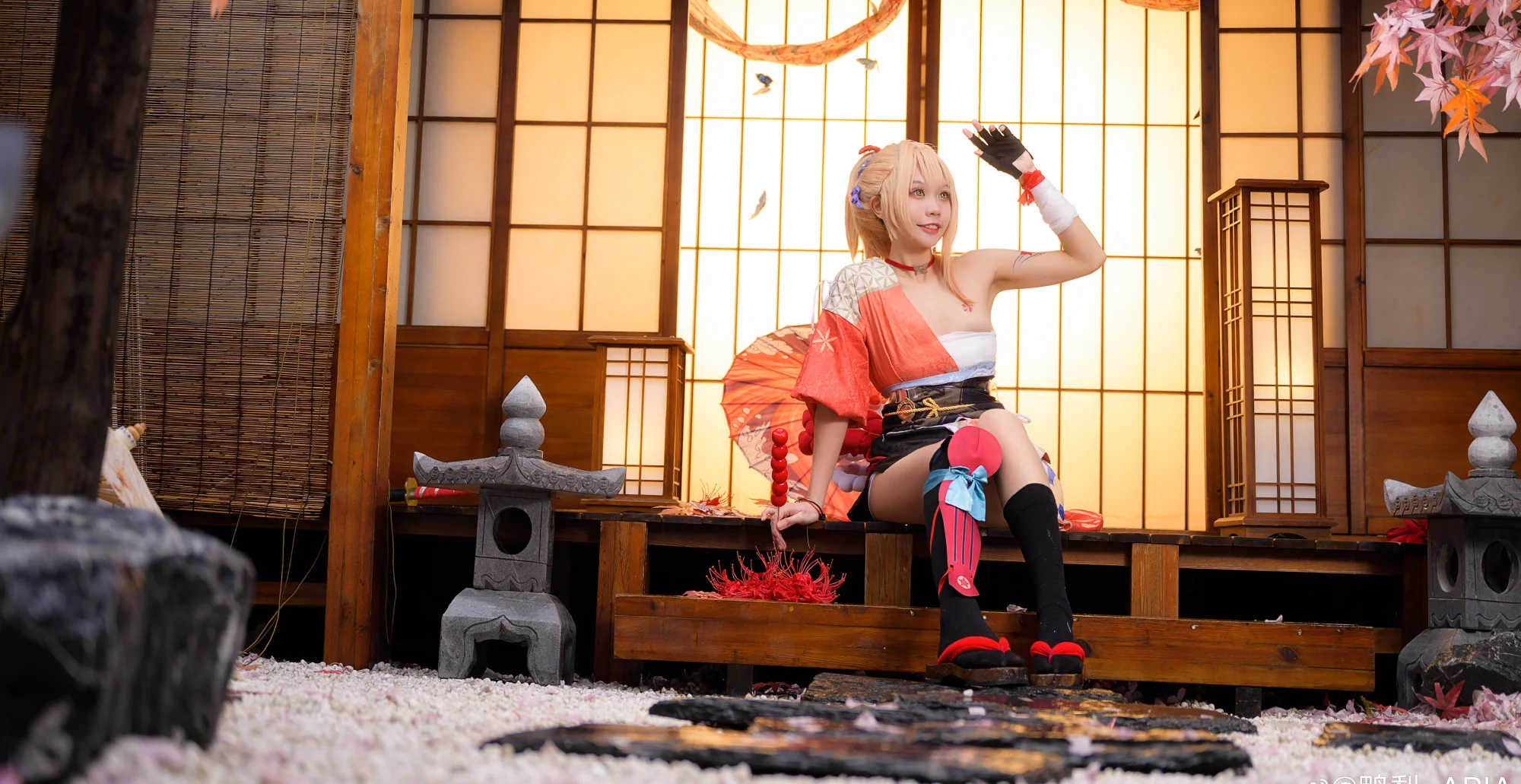 《原神》长野原宵宫COS写真