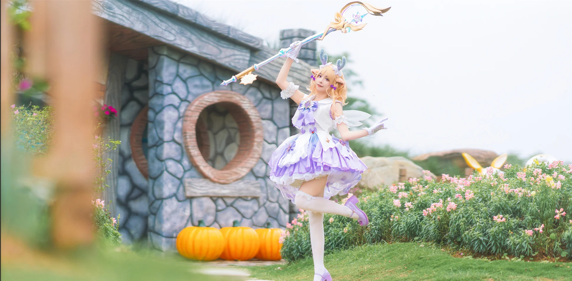 《王者荣耀》时之祈愿 瑶COS写真