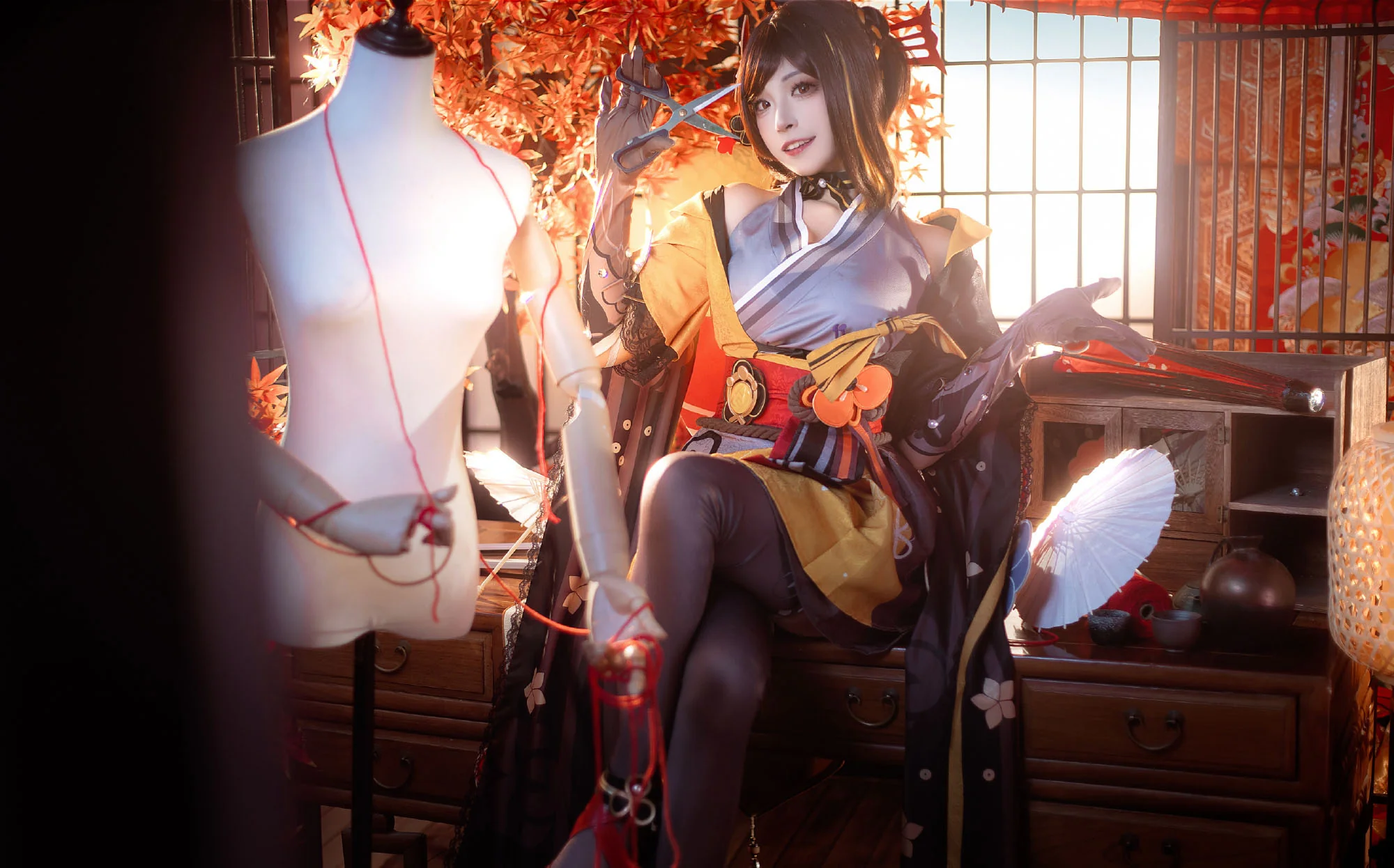 《原神》千织COS写真