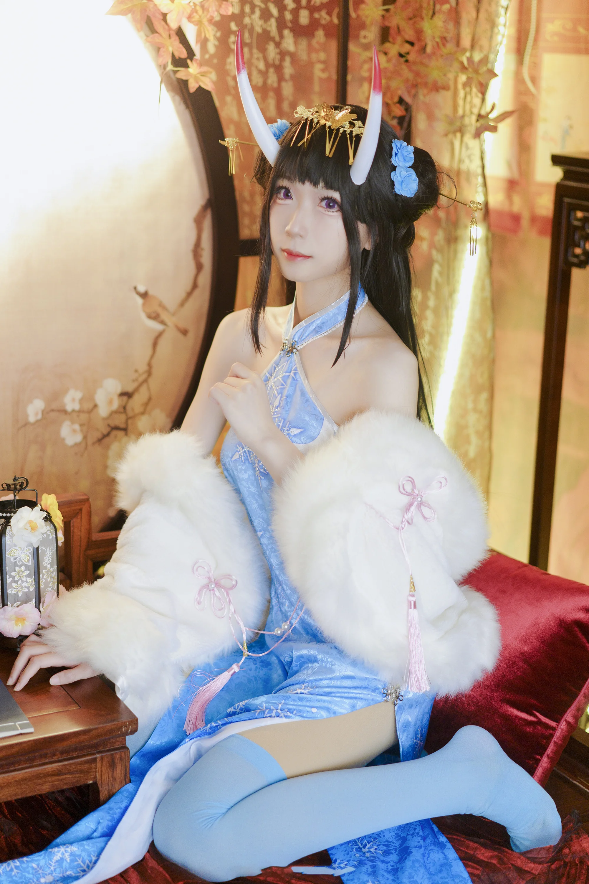 《碧蓝航线》能代 冬雪沁香COS写真