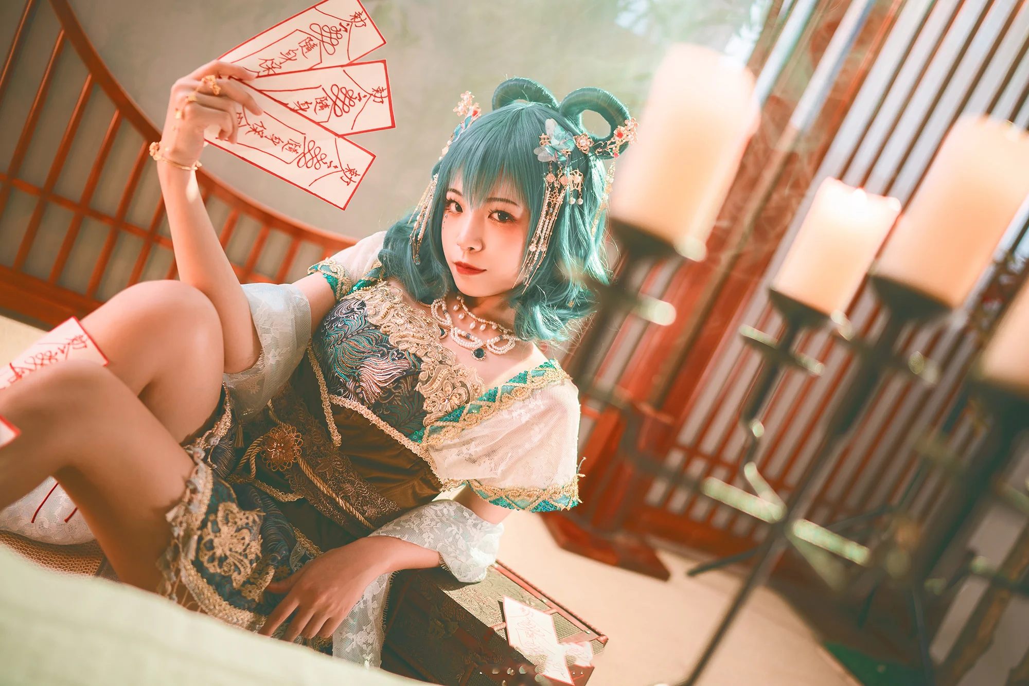 《东方project》霍青娥COS写真