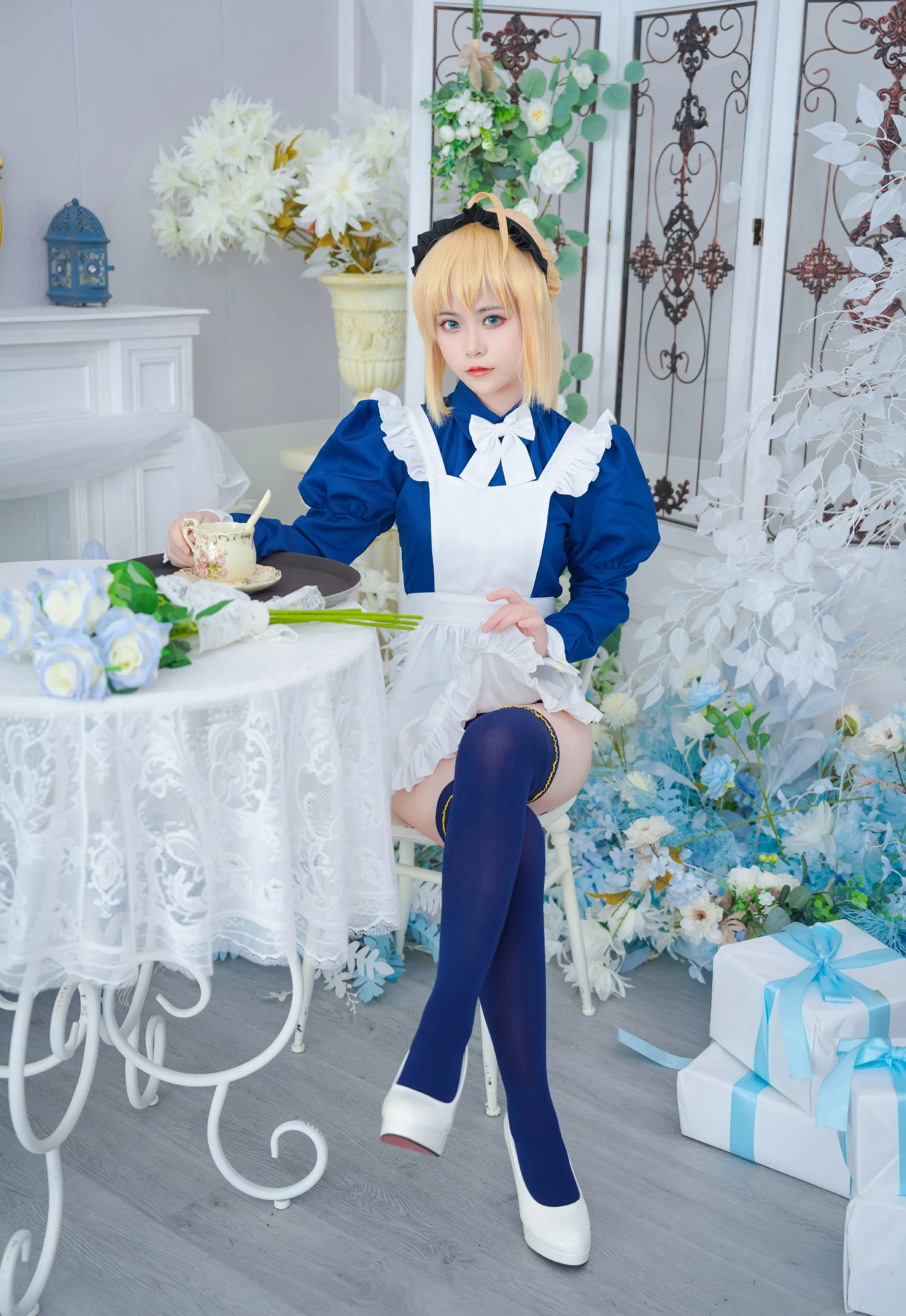 《Fate》X毛 女仆装COS写真