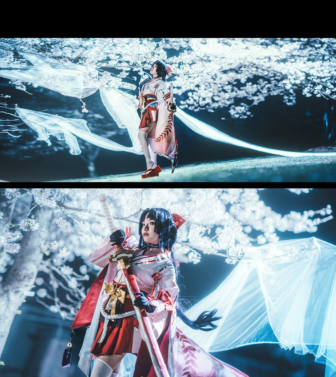 《阴阳师》妖刀姬御神之刃COS写真