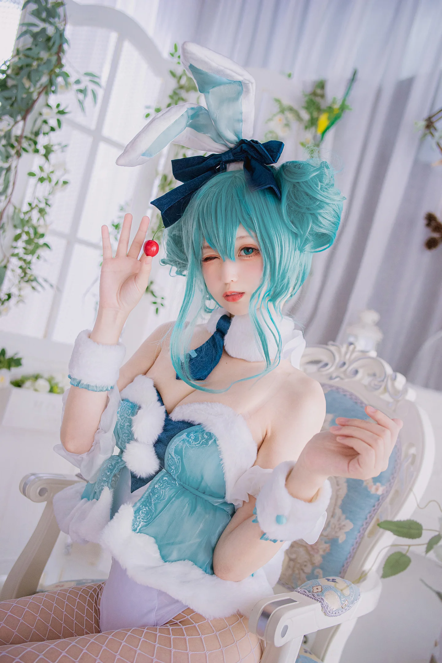 初音未来 兔女郎COS写真