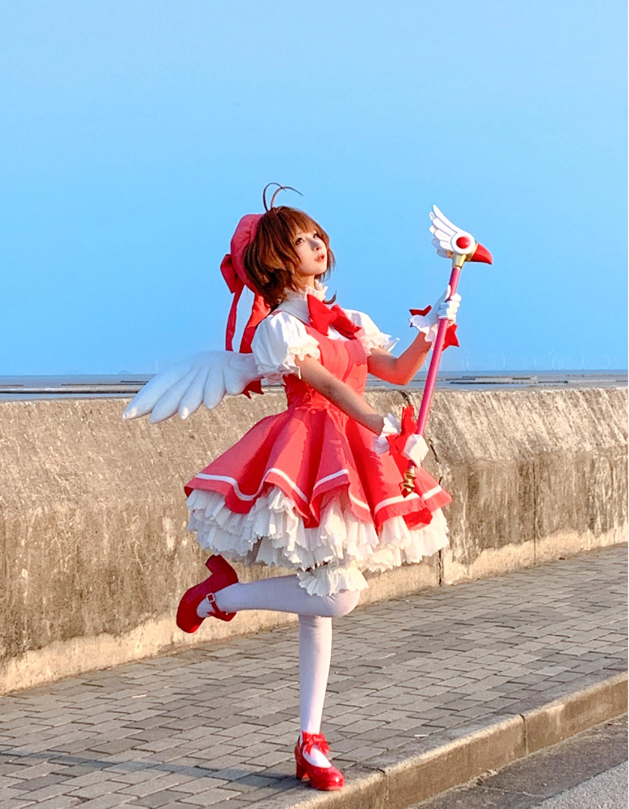 《魔卡少女樱》木之本樱COS写真
