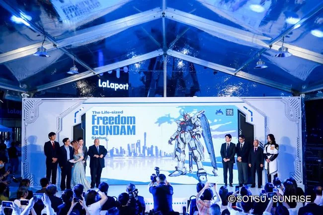 「实物大自由高达立像揭幕式」华丽开幕！「GUNDAM SEED PROJECT Ignited」正式启动！｜高清图片集