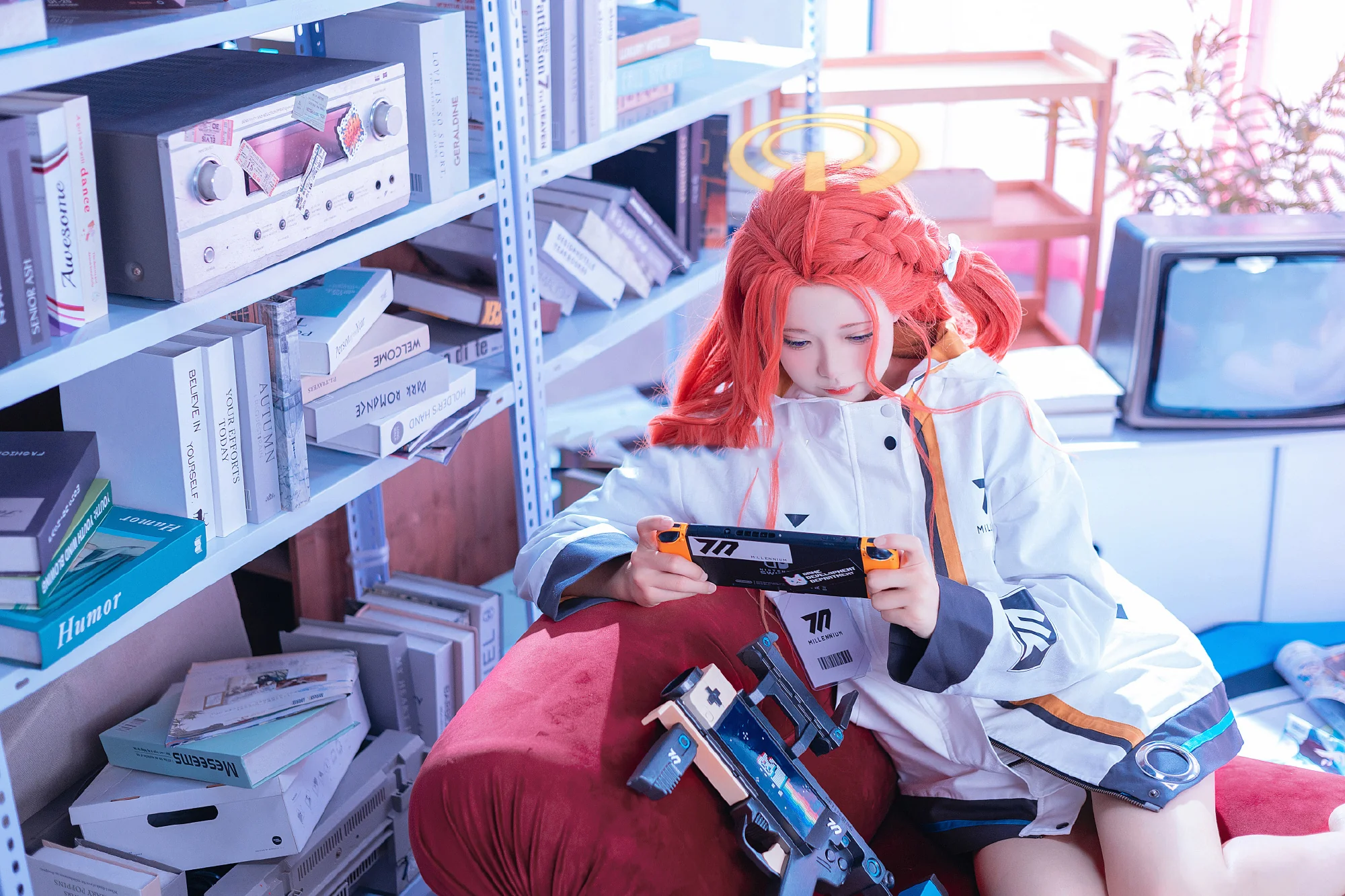《蔚蓝档案》花冈柚子COS写真