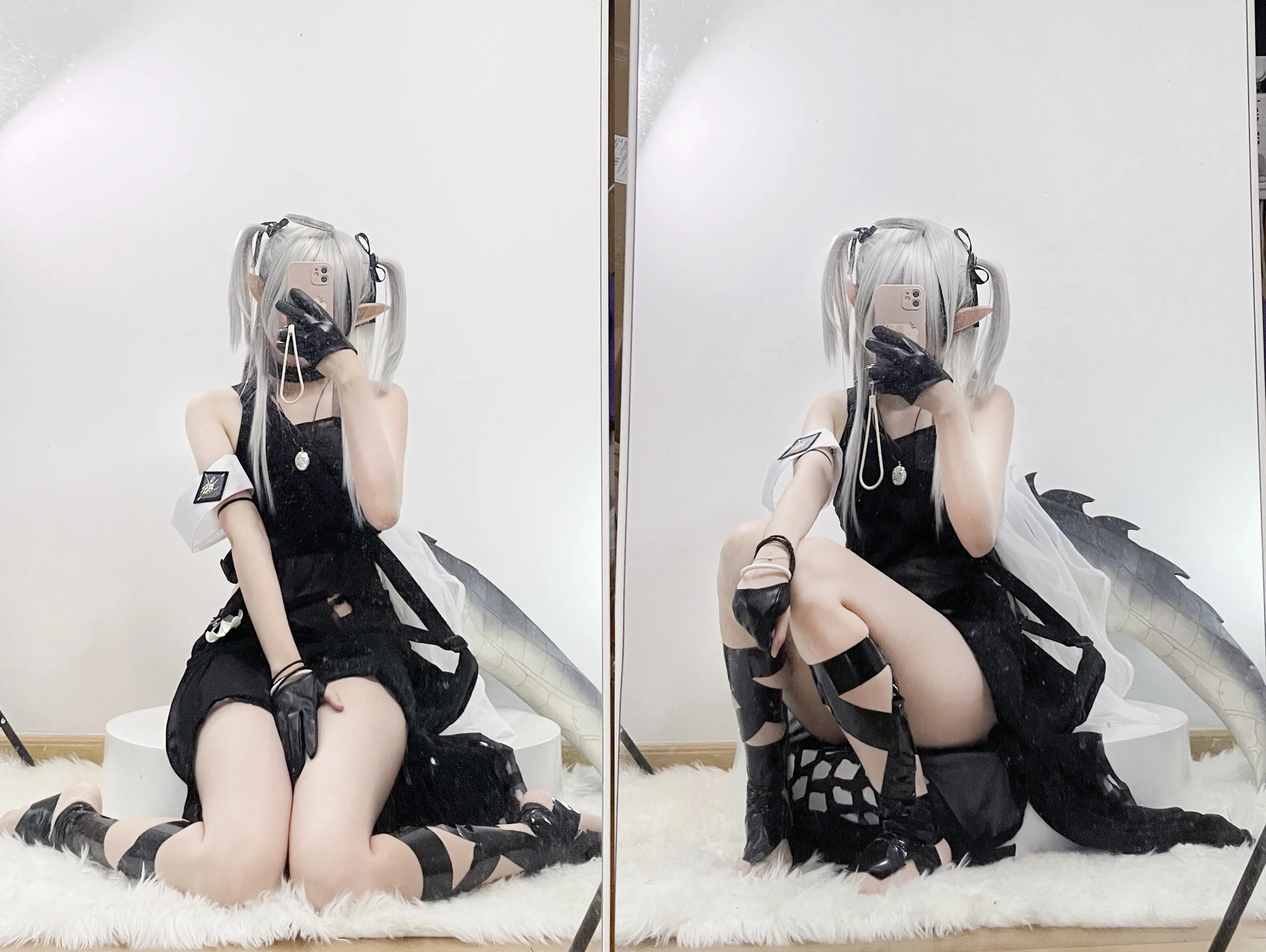 《明日方舟》特米米夏活泳装COS写真