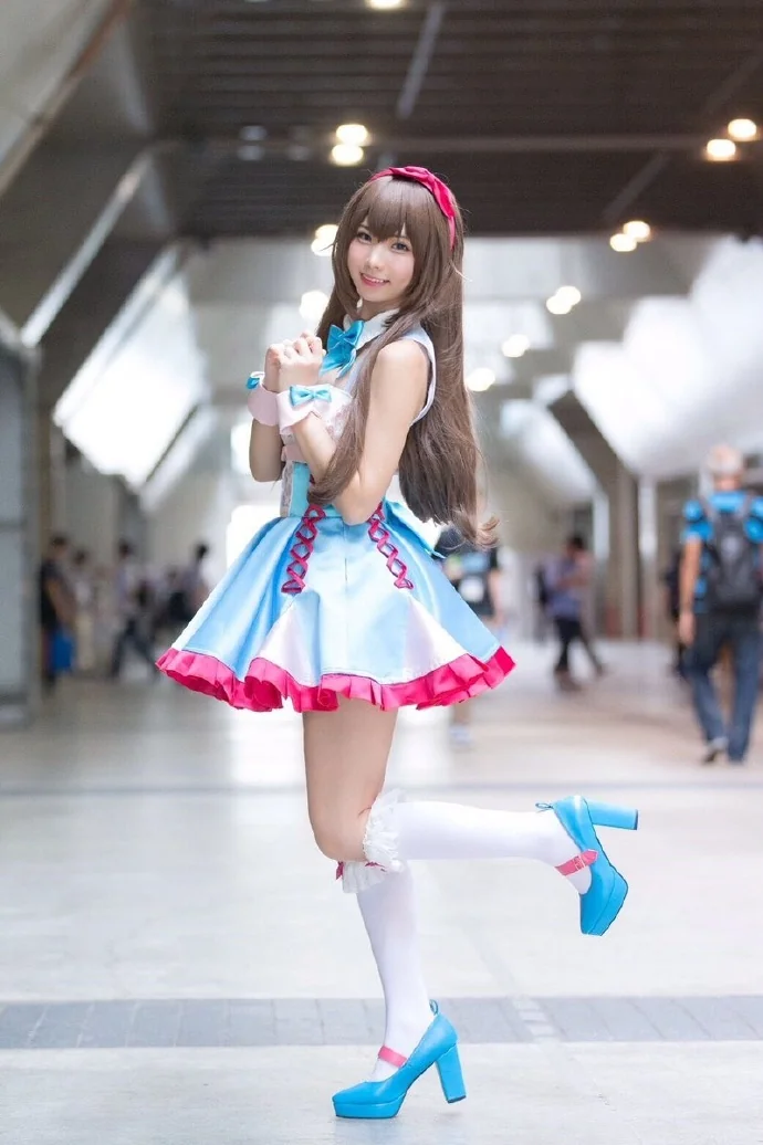 真的好可爱！Enako（えなこ）出席东京电玩展COS写真图