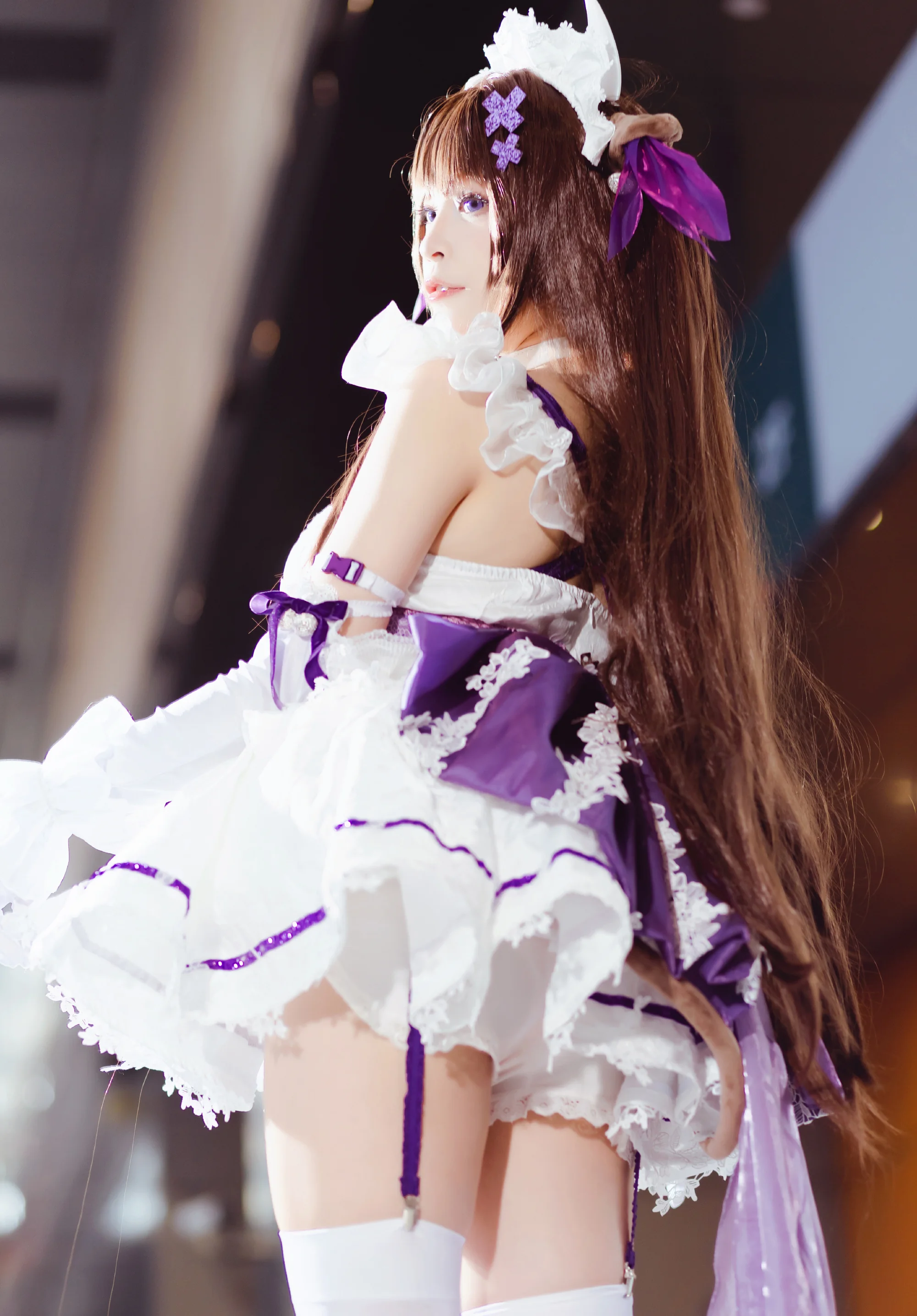 《碧蓝航线》指挥官女仆COS写真