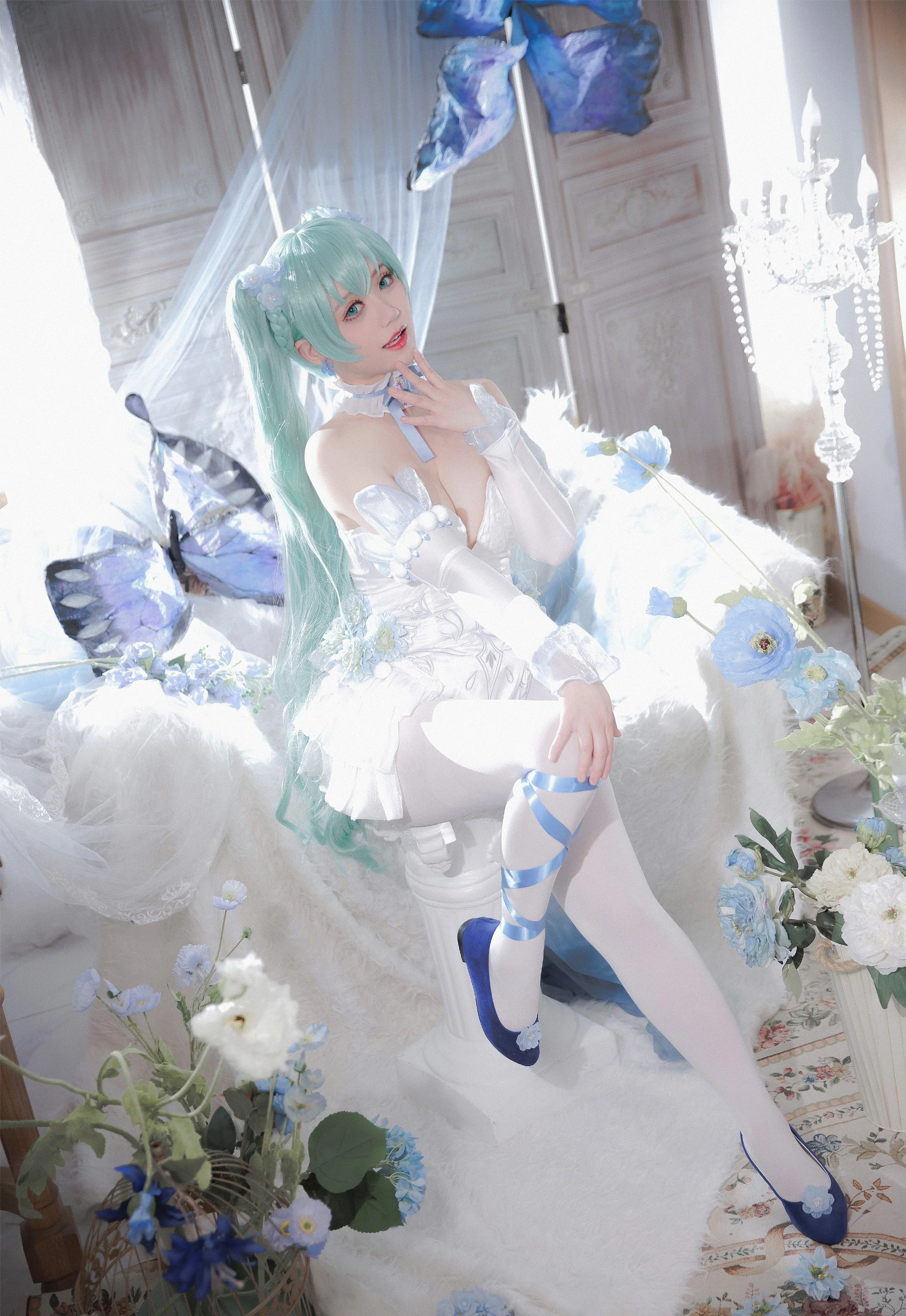 初音未来 • 粉蝶花精灵｜高清图片集
