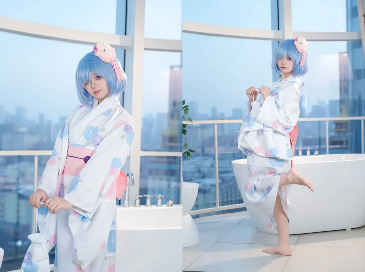 滕子京大王 – 从零开始的异世界生活-蕾姆和服【48P】｜高清图片集