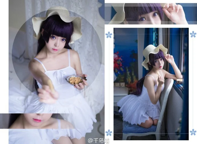【COS写真】我的妹妹哪有这么可爱 五更琉璃白裙