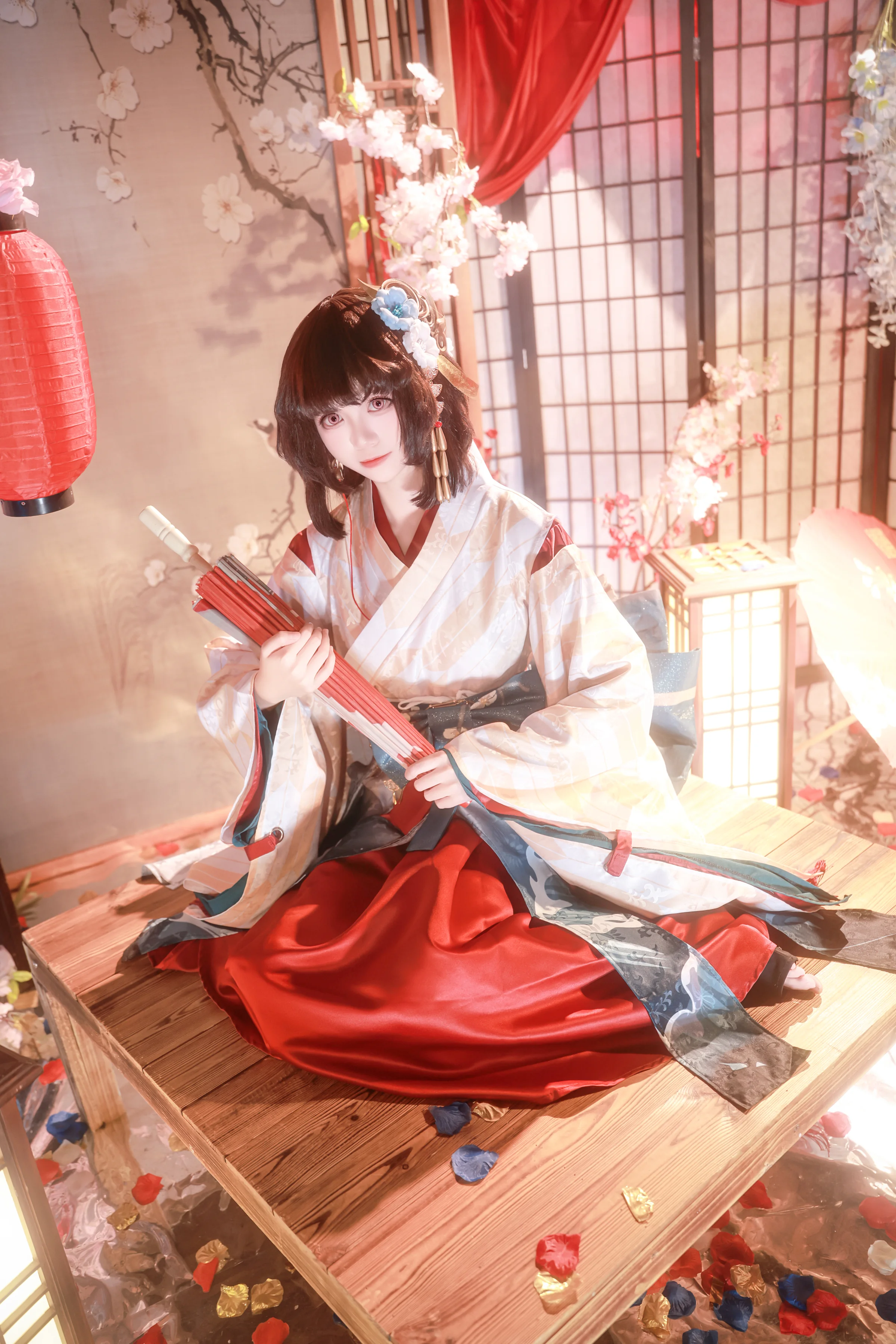 《阴阳师》神乐COS写真
