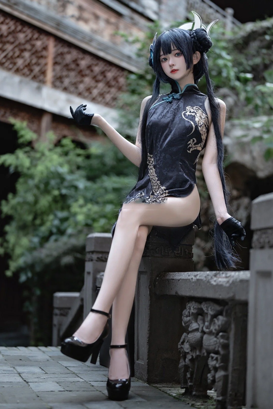 《蔚蓝档案》妃咲COS写真
