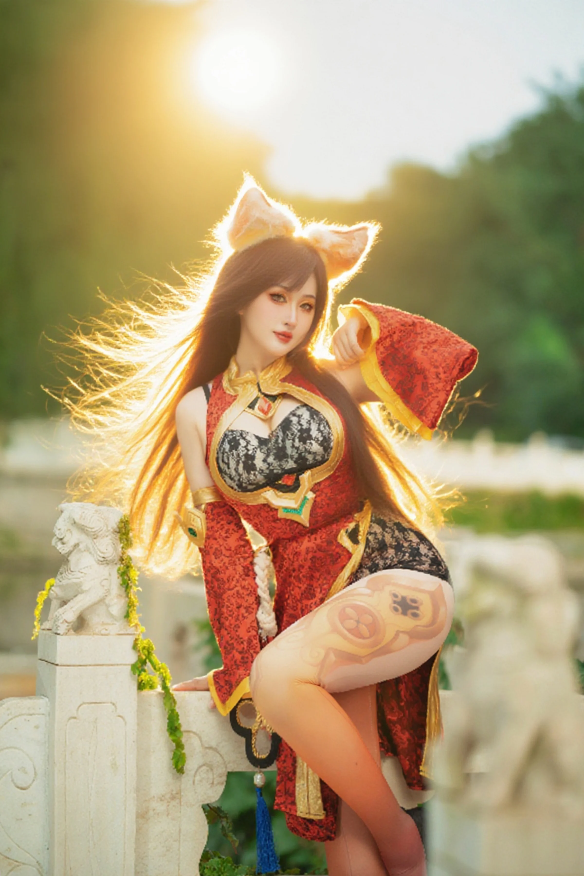 王者荣耀 少女阿狸 妲己皮肤COS写真