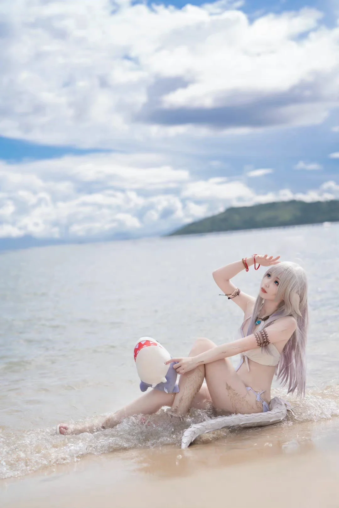 《最终幻想14 》龙娘COS写真