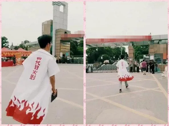 央视报道高考拉开序幕，这位考生的痛T吸引了网友关注｜高清图片集
