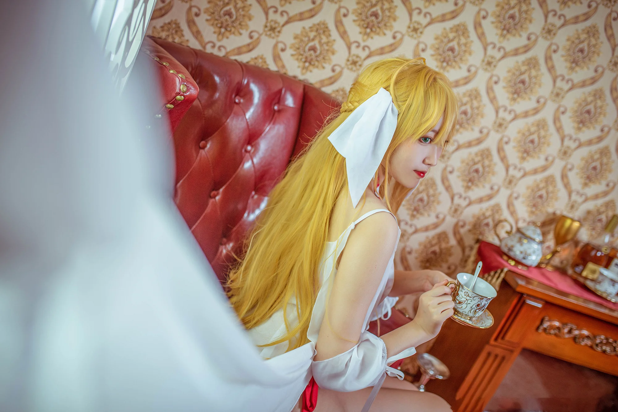 《FGO》尼禄泳衣COS写真