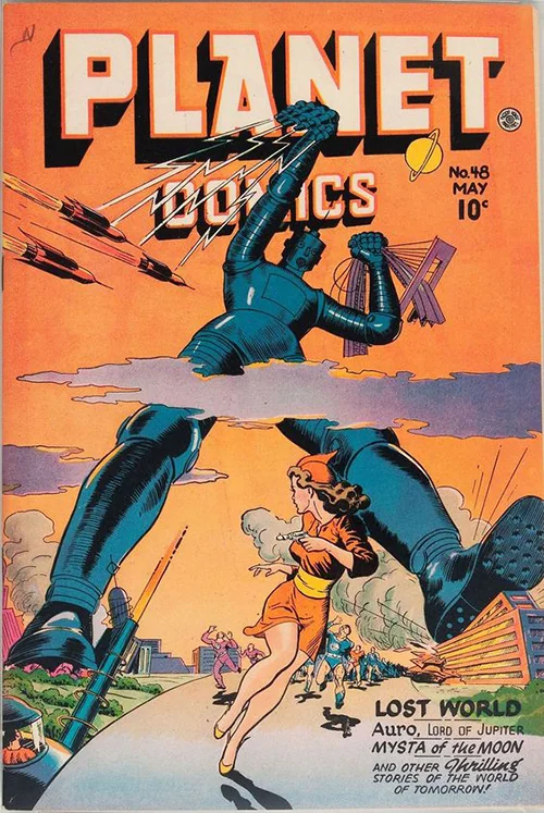 美国老科幻漫画杂志《planet》封面｜高清图片集