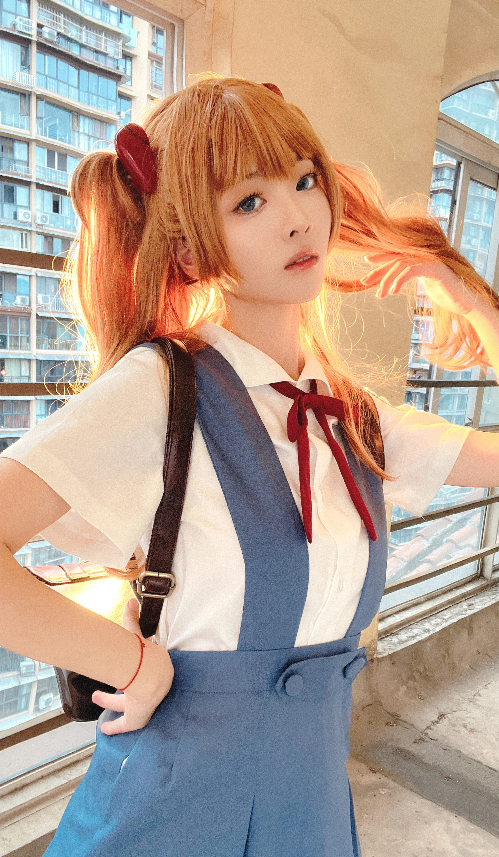 《新世纪福音战士》明日香COS写真