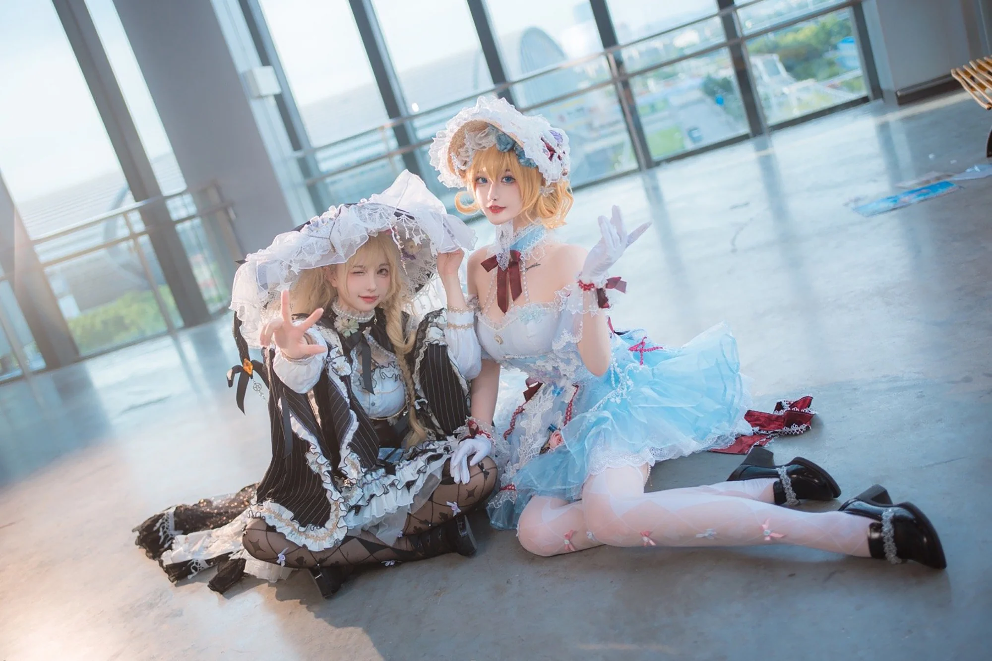 《东方projec》爱丽丝×魔理沙COS写真