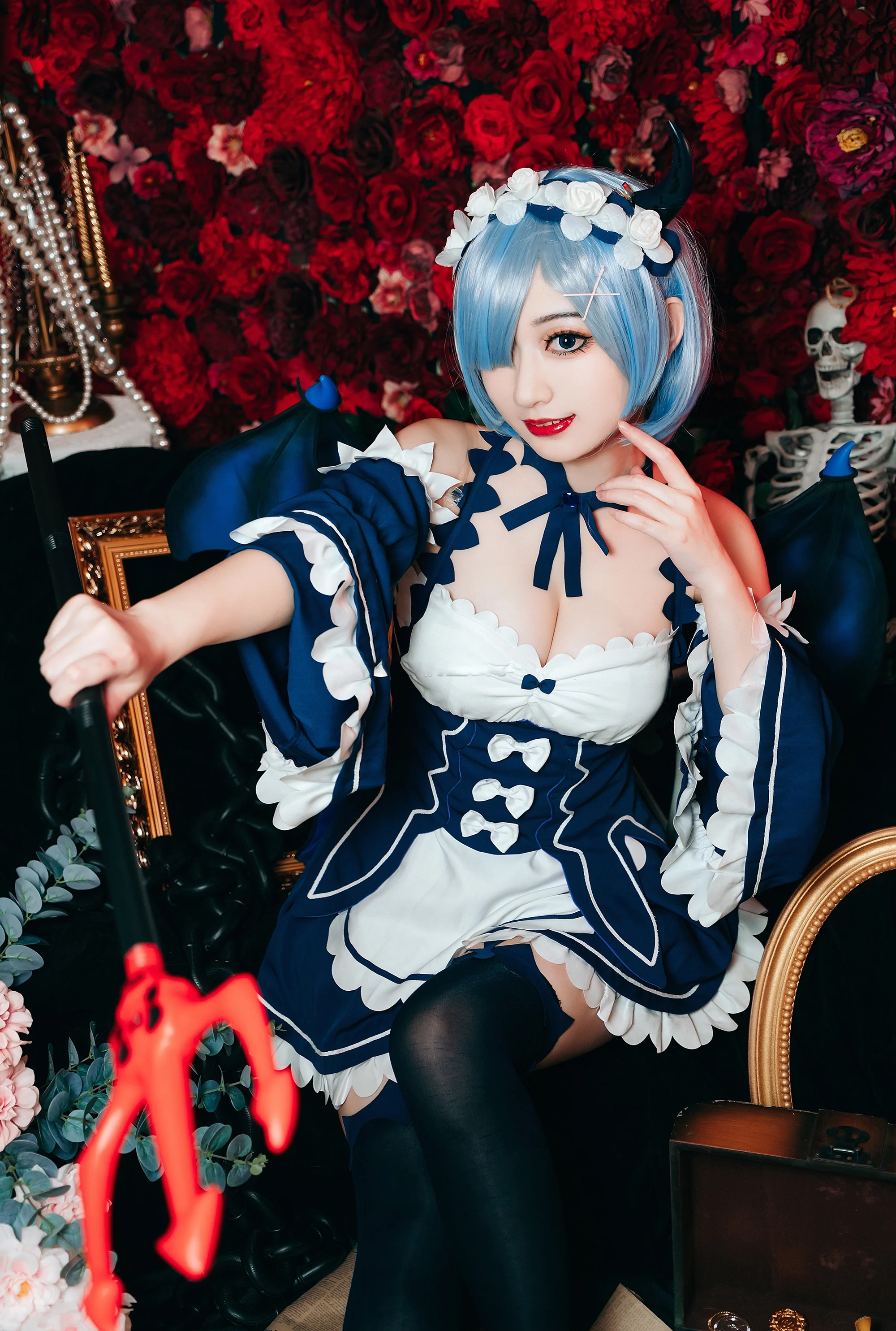 《从零开始的异世界生活》蕾姆小恶魔COS写真