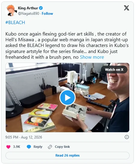 《死神》作者久保带人超强画功 即兴作画让原作者看傻｜高清图片集
