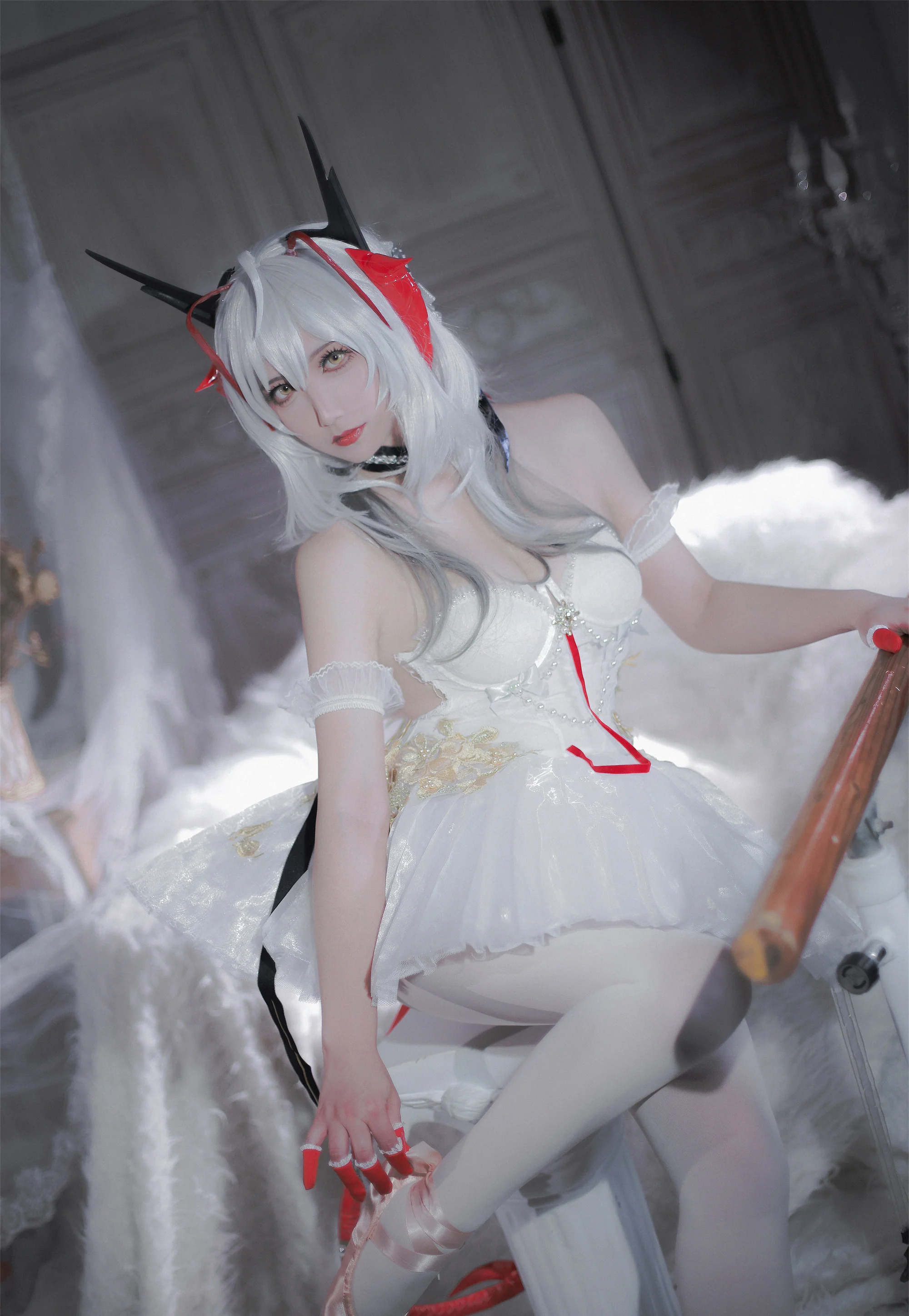 《明日方舟》W芭蕾COS写真