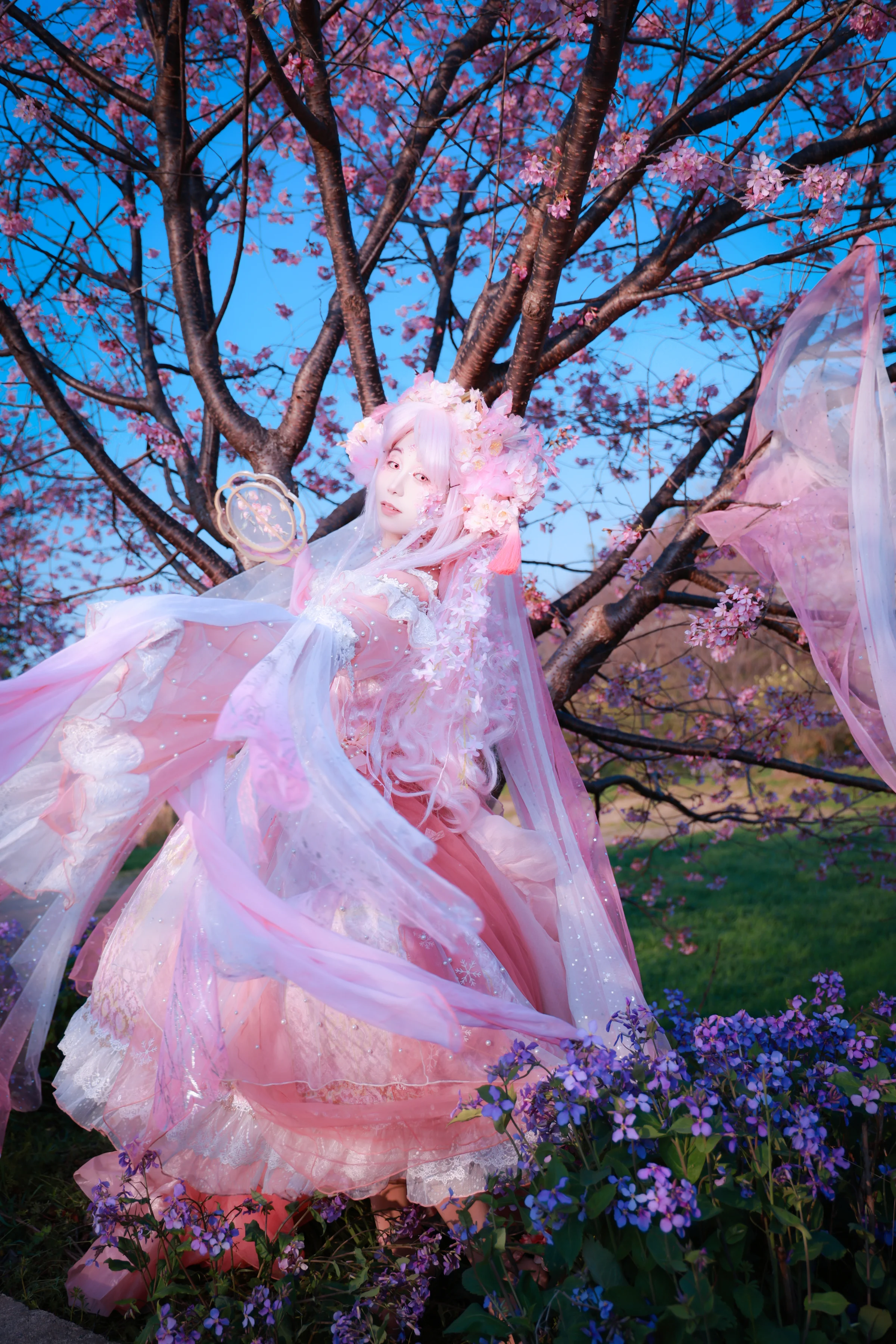 樱花拟人COS写真
