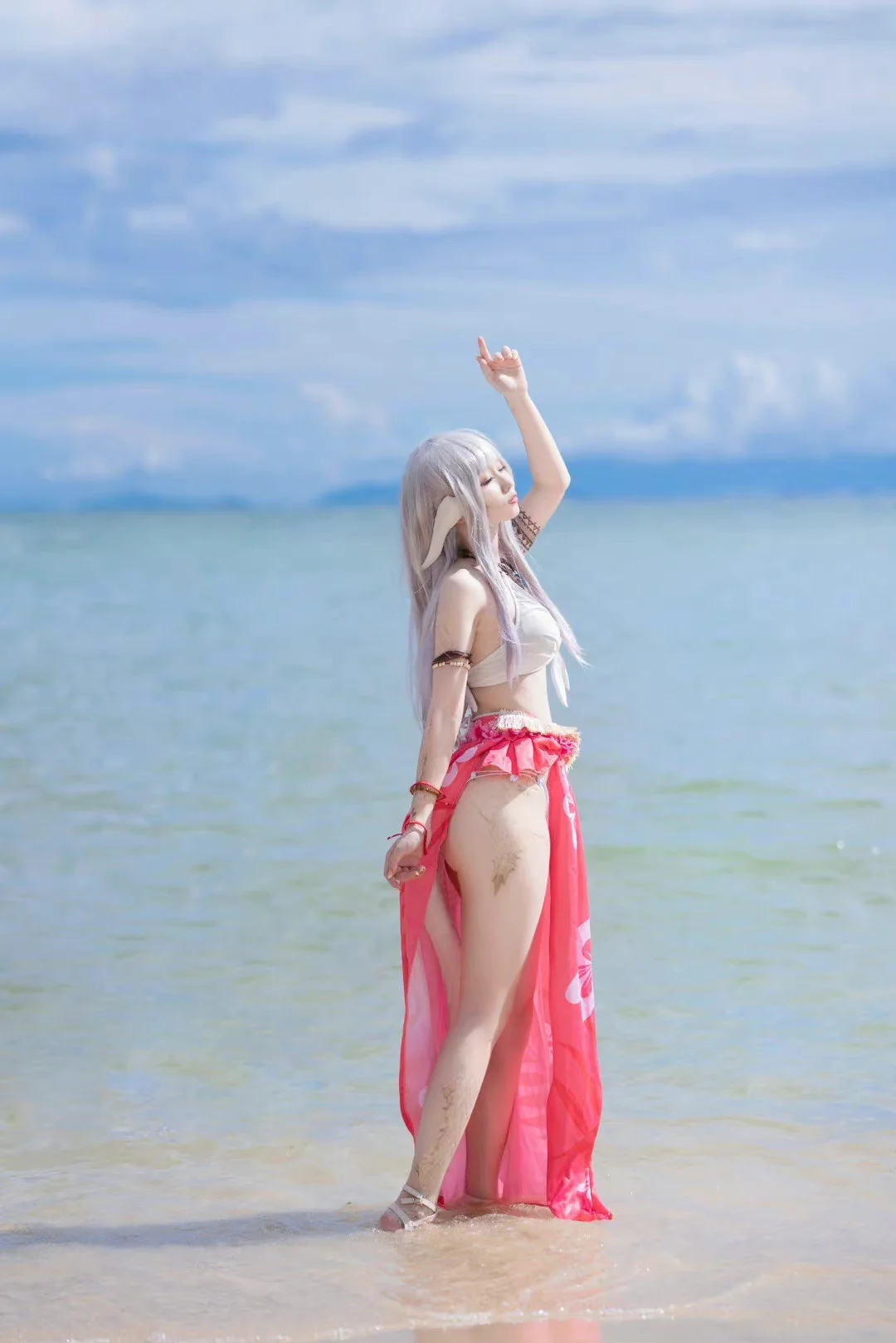《最终幻想14 》龙娘COS写真