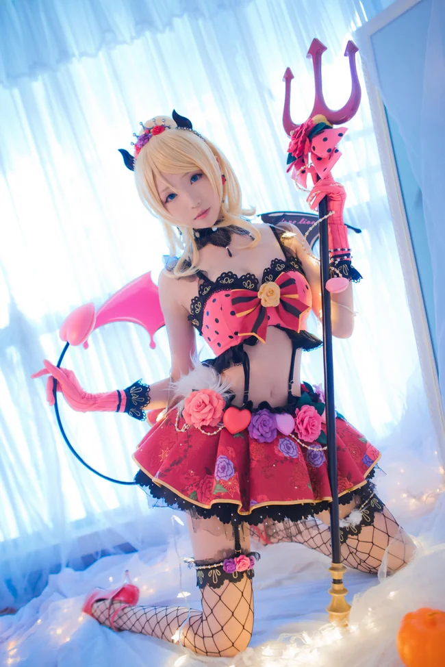 《LOVE LIVE！》绚濑绘里 小恶魔觉醒 COS写真~