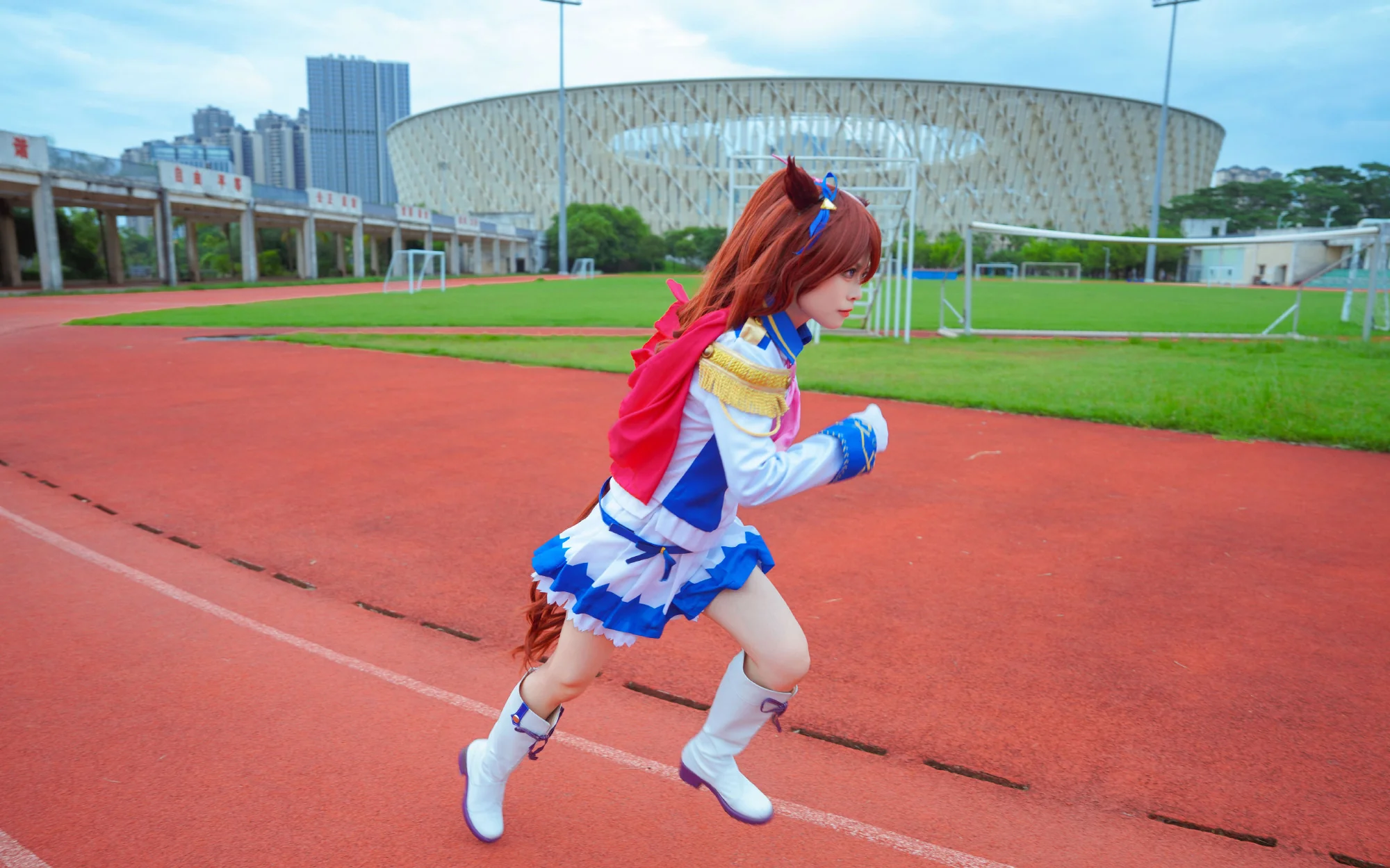 《闪耀优俊少女》东海帝王COS写真