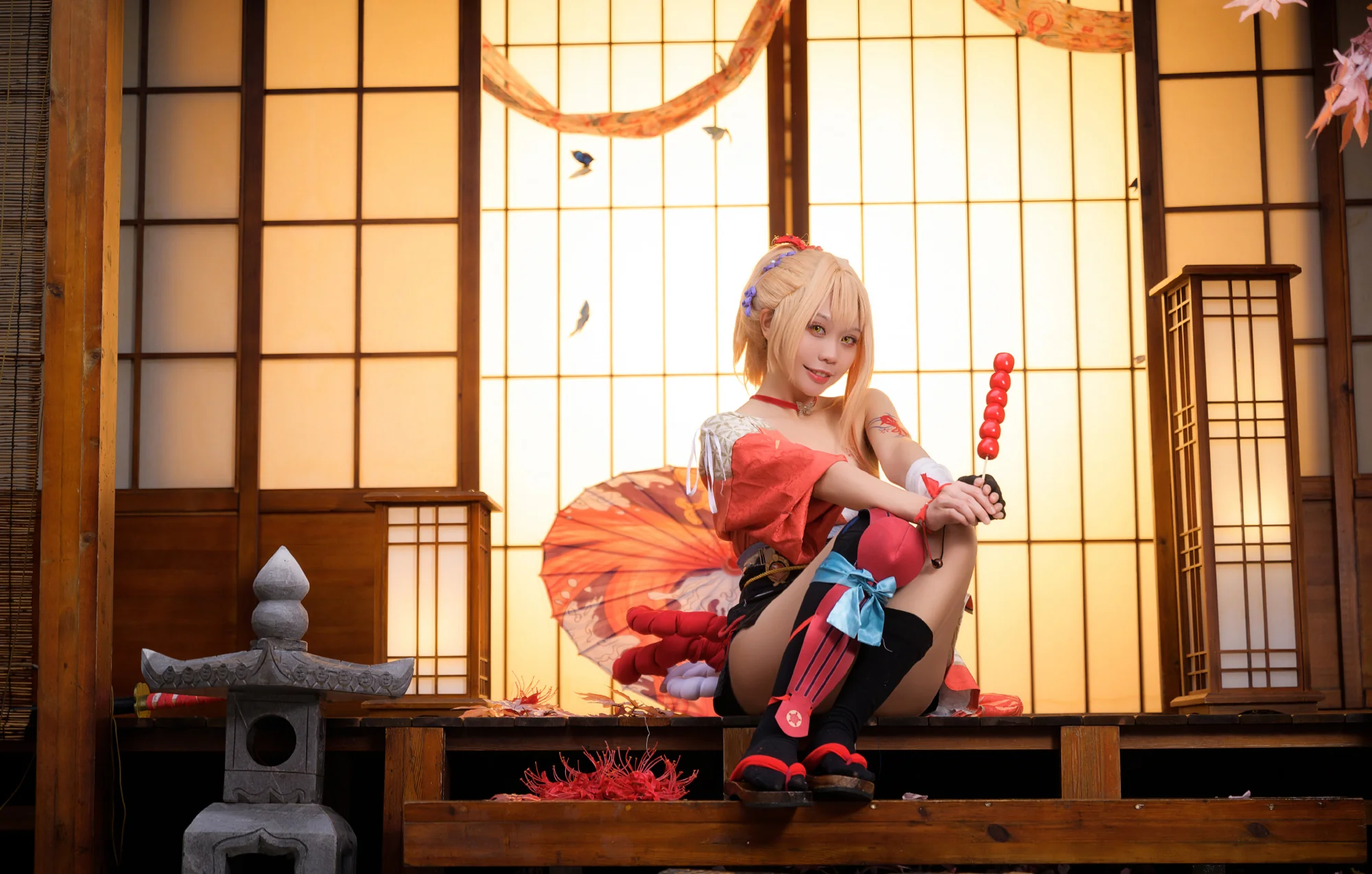 《原神》长野原宵宫COS写真