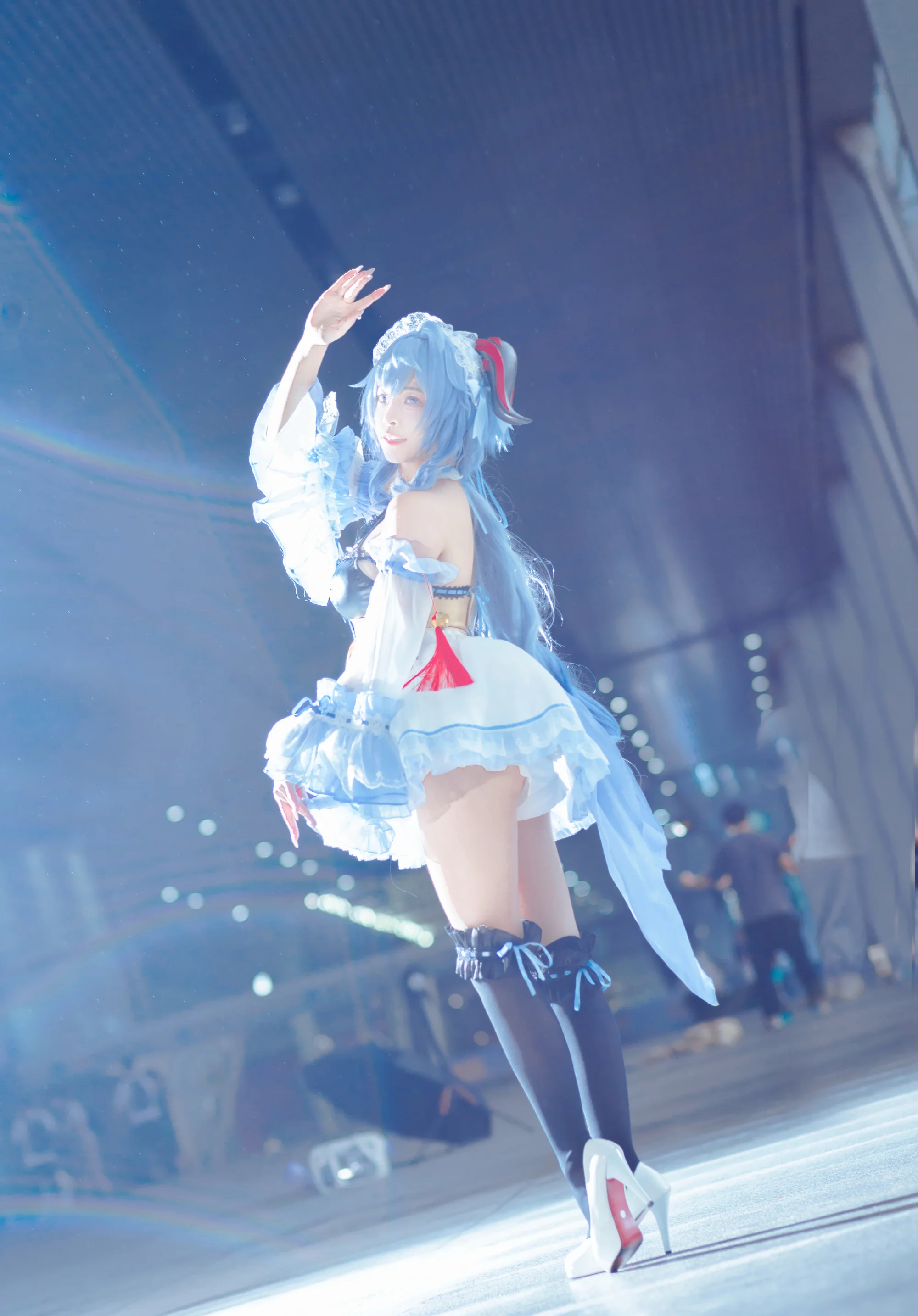 《原神》甘雨椰羊女仆COS写真