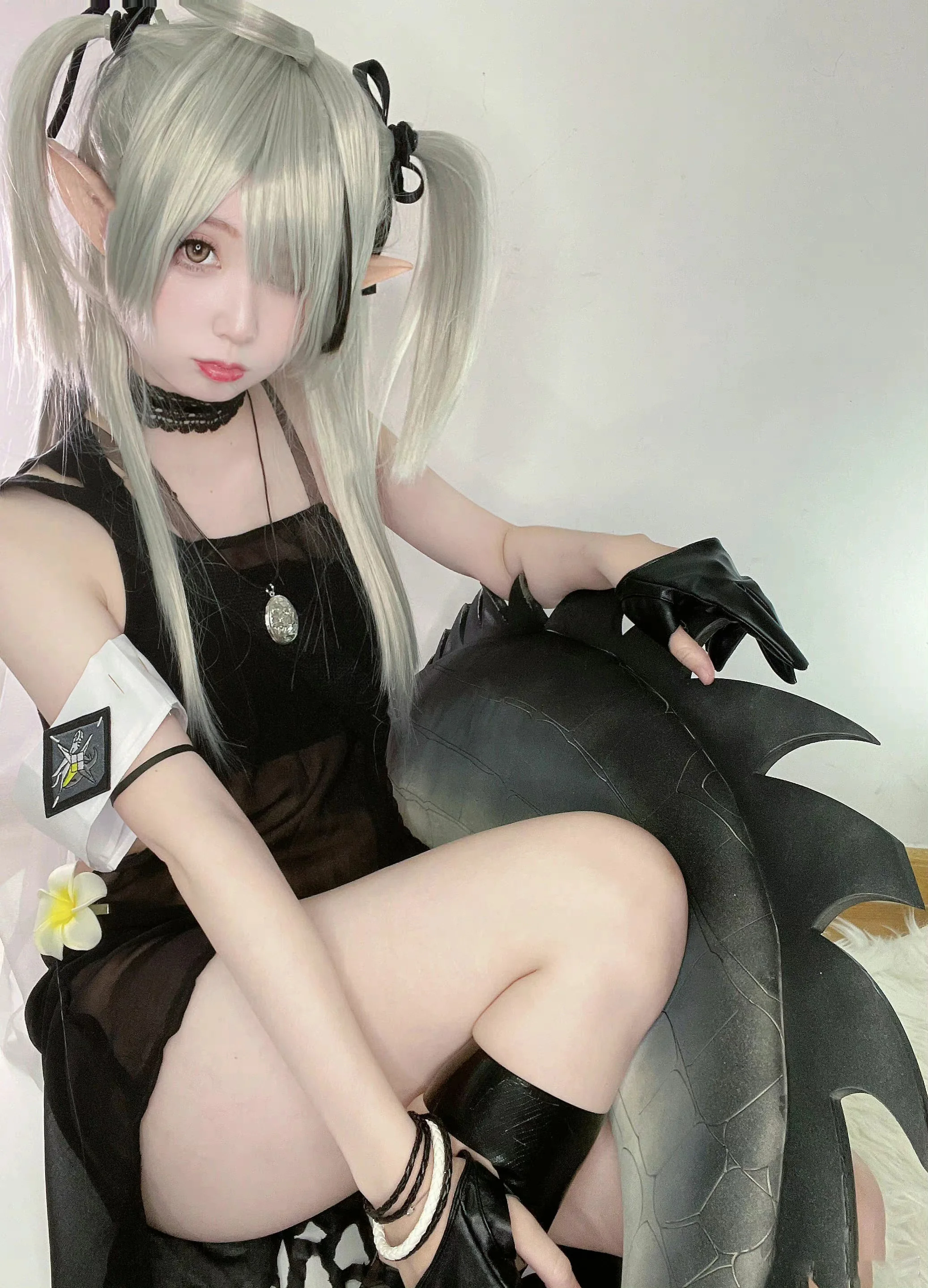 《明日方舟》特米米夏活泳装COS写真