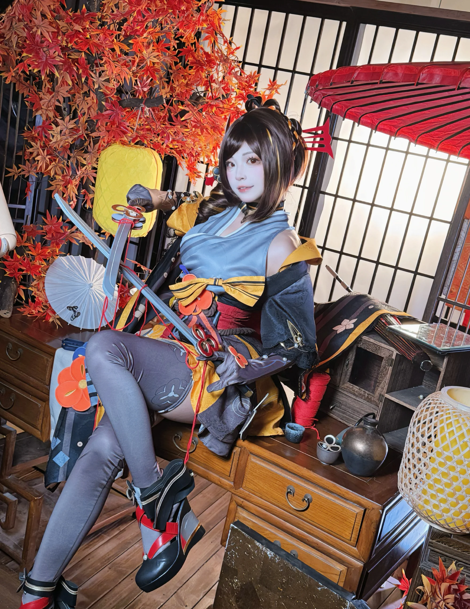 《原神》千织COS写真