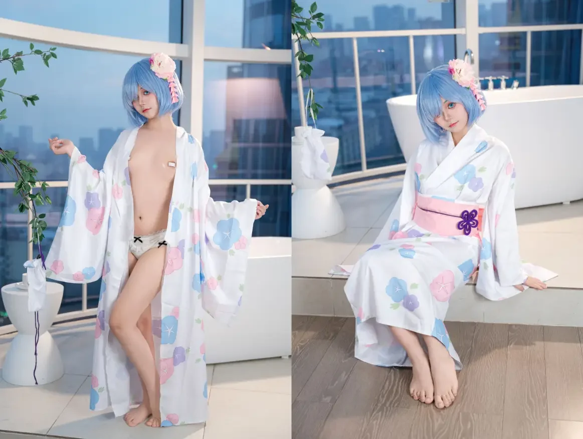 滕子京大王 – 从零开始的异世界生活-蕾姆和服【48P】｜高清图片集