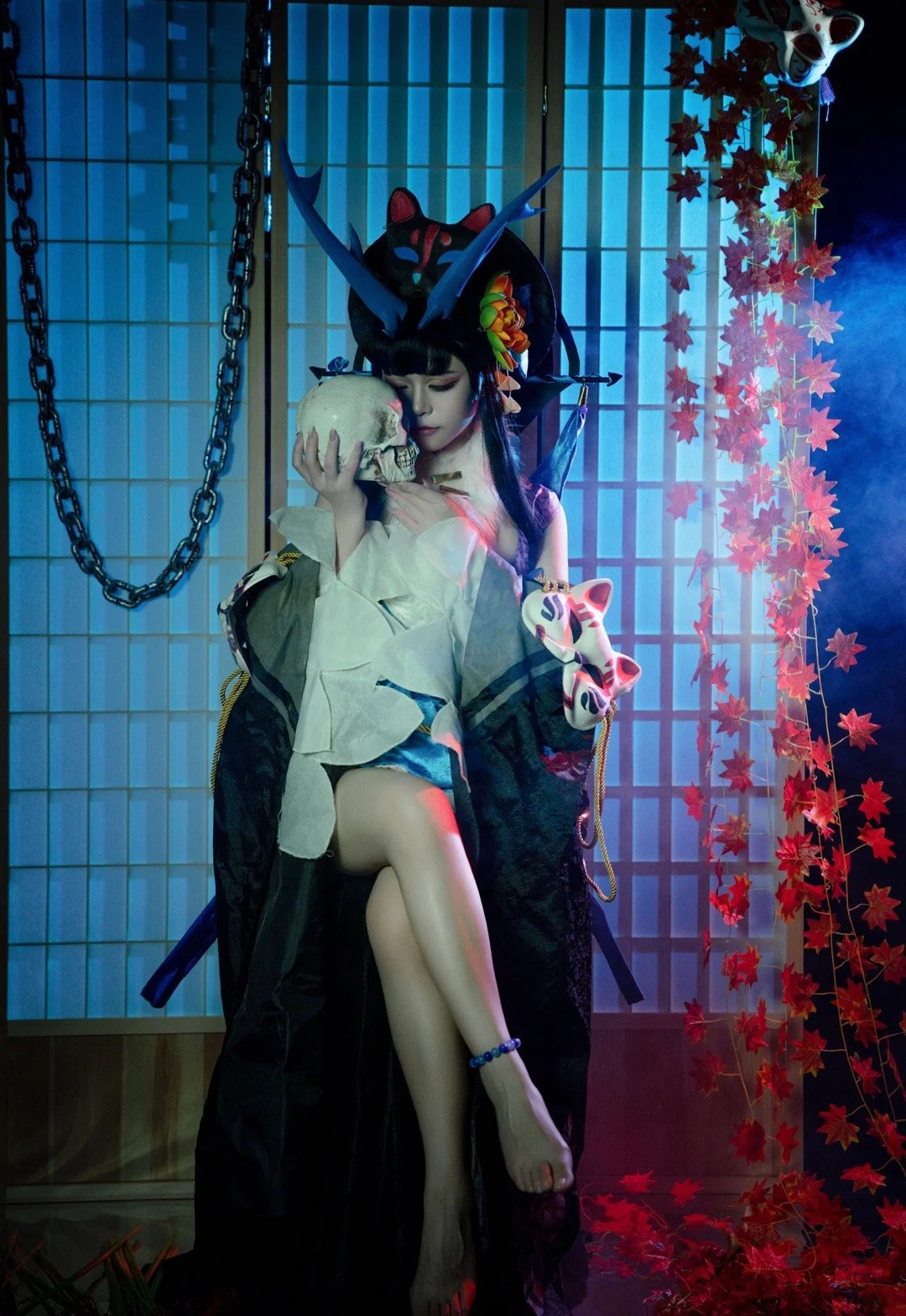 《决战！平安京》阎魔COS写真