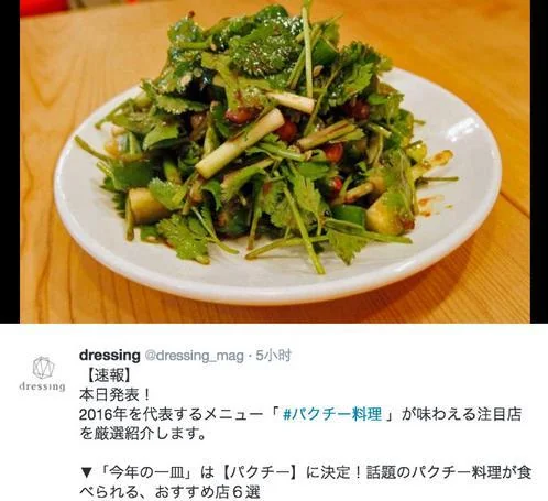香菜料理成为日本美食界冠军｜高清图片集